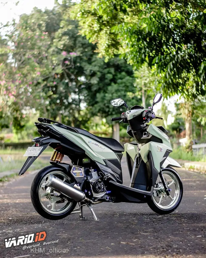 10 Potret Modifikasi Honda Vario, Motor Matik Cocok Untuk Semua