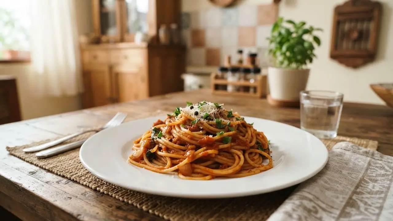 Resep Spaghetti Saus Tomat Tanpa Daging