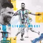 Timnas Argentina - Lionel Messi (Bola.com/Adreanus Titus)