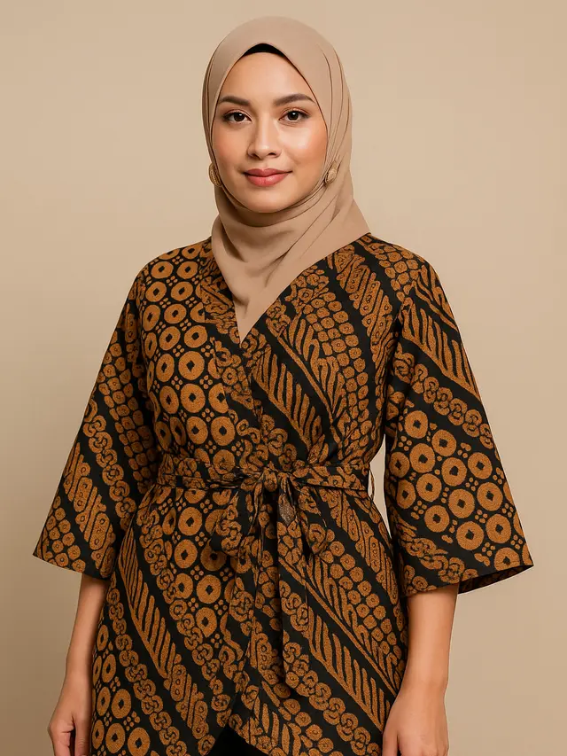 Tunik Batik Model Kimono Kekinian (Foto: ChatGPT)