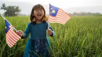 Ilustrasi bendera Malaysia. (Freepik)