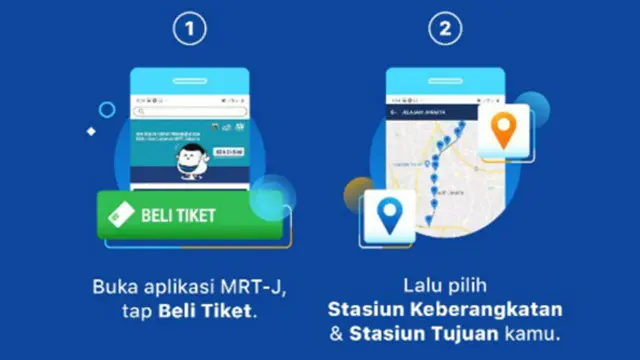 Cara bayar pakai DANA di aplikasi MRT-J.
