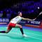 Tunggal putri Indonesia Putri Kusuma Wardani atau Putri KW kalah dari wakil Kanada Michelle Li 21-16, 11-21, dan 16-21 pada partai pertama Grup C Piala Uber 2026 di Forum Horsens, Denmark, Sabtu (25/4) malam. (foto: PBSI)