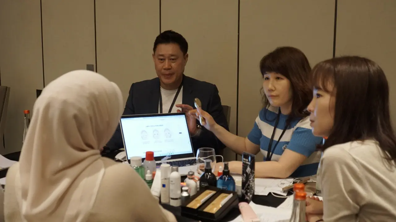 Gyeonggido ASEAN Export Conference berhasil mempertemukan 10 perusahaan Korea Selatan terkemuka dengan 35 perusahaan unggulan Indonesia. (Istimewa)