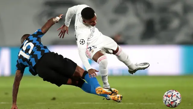 FOTO: Real Madrid Taklukkan Inter Milan di Liga Champions