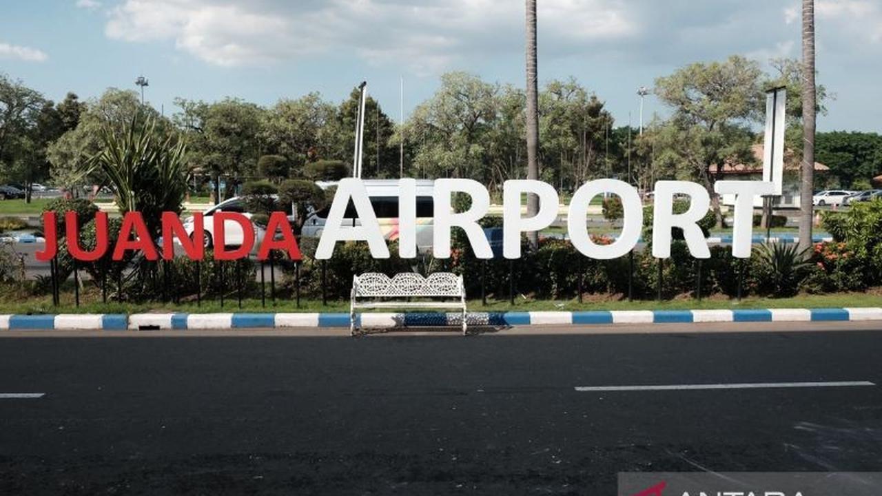 15 Penerbangan Terdampak Angin Kencang di Bandara Juanda, Satu Petugas Terluka