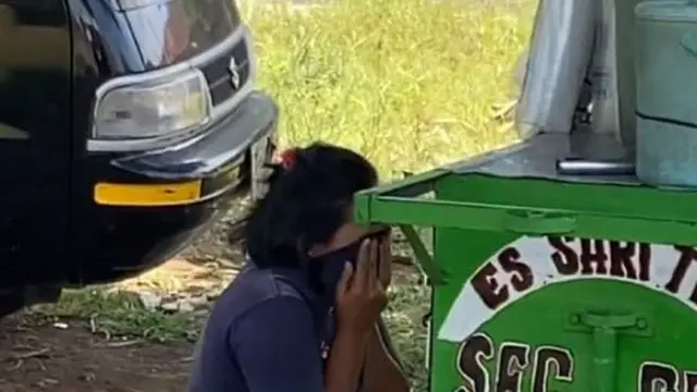 Penjual es tebu