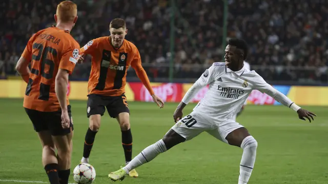 Real Madrid Bermain Imbang di Markas Shakhtar Donetsk