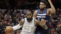 NBA: Dramatis, Lebron Menangkan Cavaliers atas Wolves Lewat OT