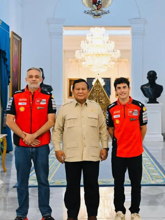Prabowo Bertemu Marc Marquez