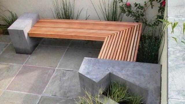7 Desain Bangku Beton Taman yang Estetik, Ciptakan Kesan Sederhana Tapi Mewah