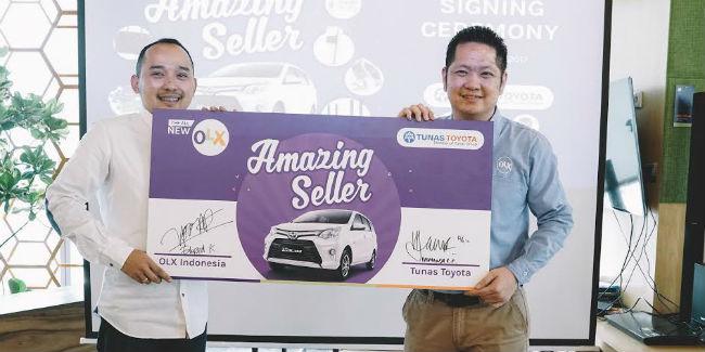 Kerja sama OLX dengan Tunas Toyota untuk #AmazingSeller/Occham Com.