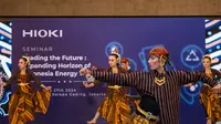 Panggung hiburan di seminar Leading the Future: Expanding Horizon of Indonesia Energy Transition di Jakarta. (IST/Hioki)