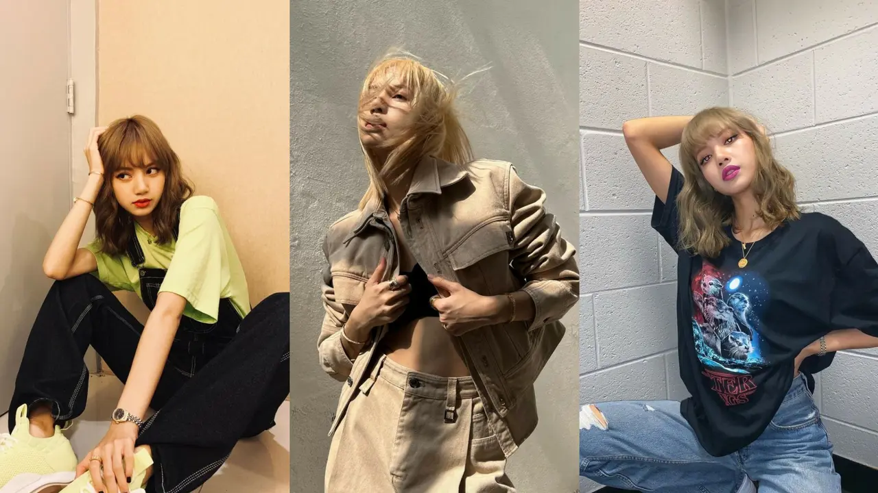 Outfit boyish ala Lisa Blackpink