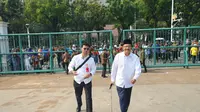 Momen Mensos dan Wamensos Hadiri Upacara HUT ke-80 TNI di Monas