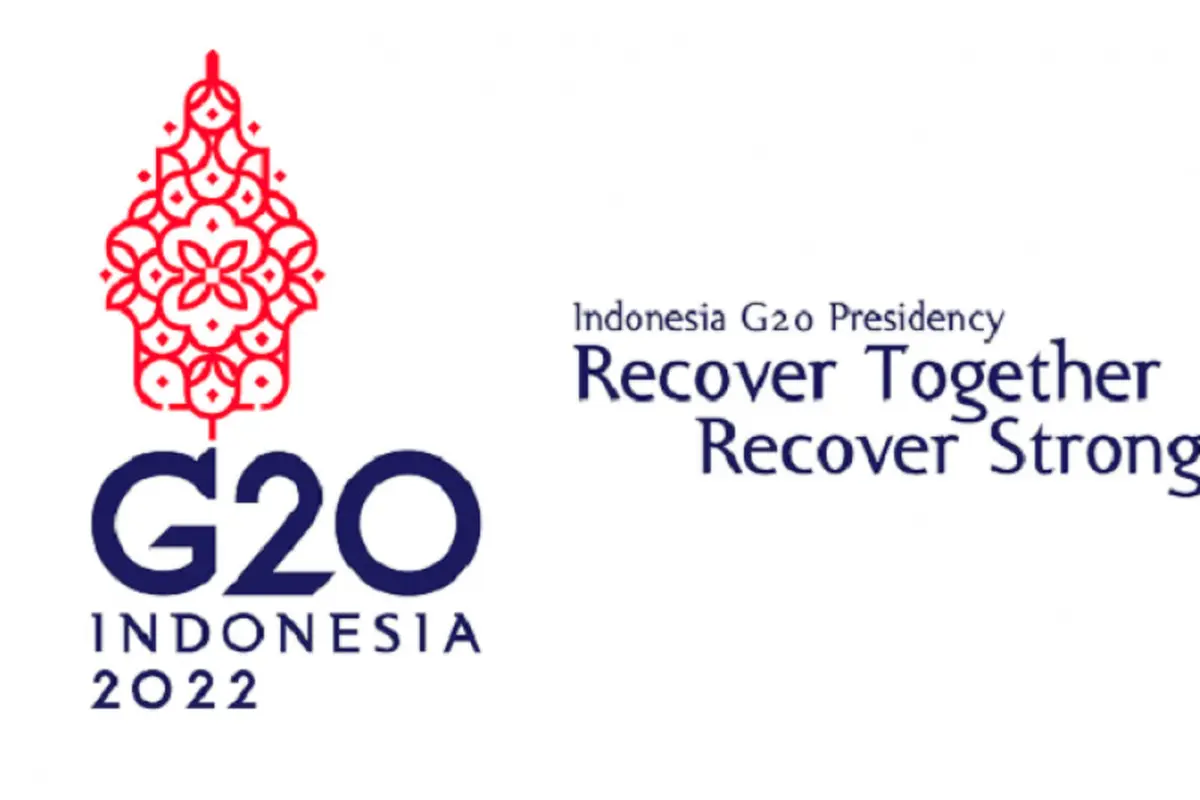 Logo resmi G20 yang diketuai Indonesia.