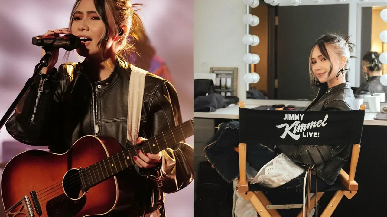 Jadi Penyanyi Indonesia Pertama di Jimmy Kimmel Live, Niki Zefanya Tampil dengan Gaya Vintage RocknRoll