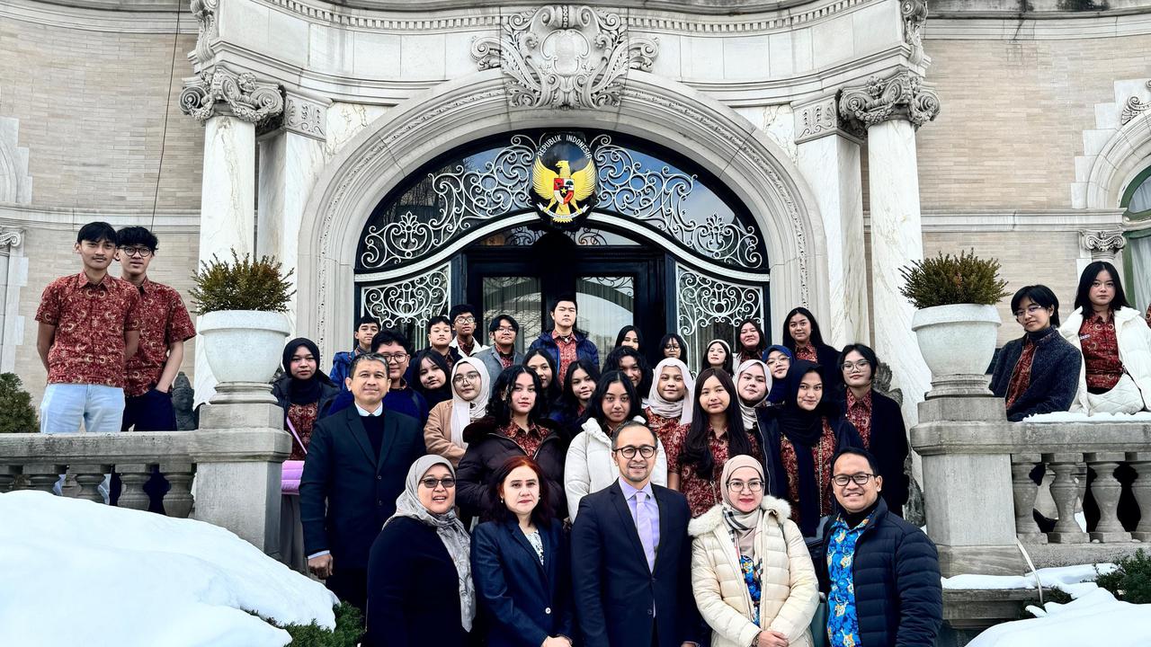 Rombongan siswa dan guru dari SMA Labschool Cibubur Jakarta bertolak ke Washington DC, AS. (Dokumentasi KBRI Washington DC)