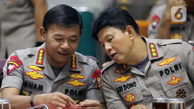 Kapolri Rapat Kerja Perdana dengan DPR