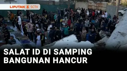  Pilu, Warga Gaza Rayakan Idulfitri di Tengah Serangan Israel