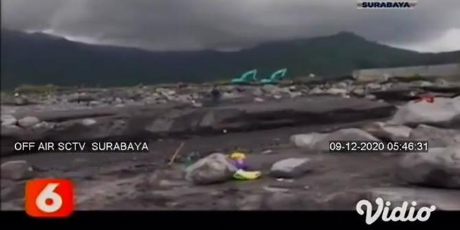 VIDEO: Ancam Permukiman Warga, Penambang Alihkan Arus Lahar Dingin Gunung Semeru