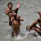 Pihak berwenang India memperingatkan akan munculnya potensi kekurangan air di tengah-tengah gelombang panas yang sedang berlangsung. (Arun SANKAR/AFP)
