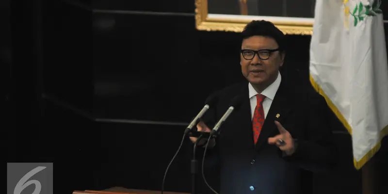 HUT Ke-488 DKI, Mendagri Tjahjo Kumolo Rapat Paripurna Istimewa Dengan DPRD