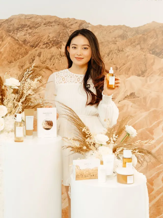 Perawatan wajah Natasha Wilona. Dok. Skin1004