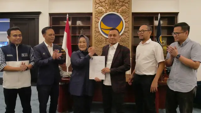 DPP Partai NasDem resmi menyerahkan rekomendasi kepada Tina Nur Alam untuk maju sebagai calon Gubernur Sulawesi Tenggara (Sultra) di Pilkada 2024.