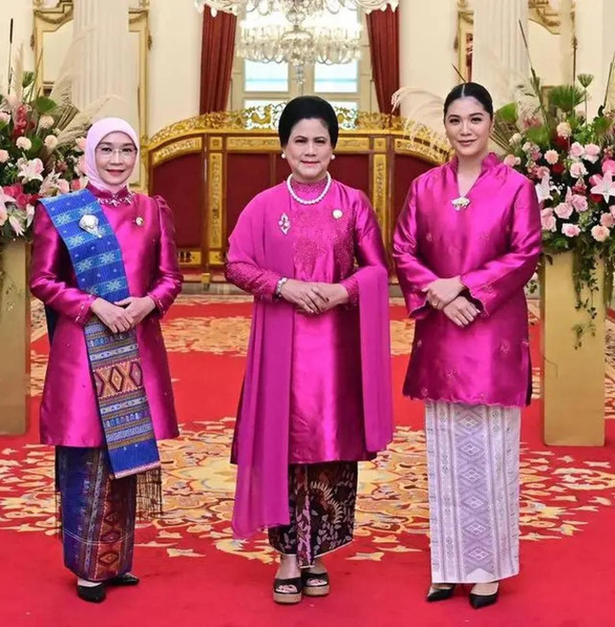 Momen Terakhir Iriana Jokowi Sebagai Ibu Negara, Elegan dengan Kalung Mutiara