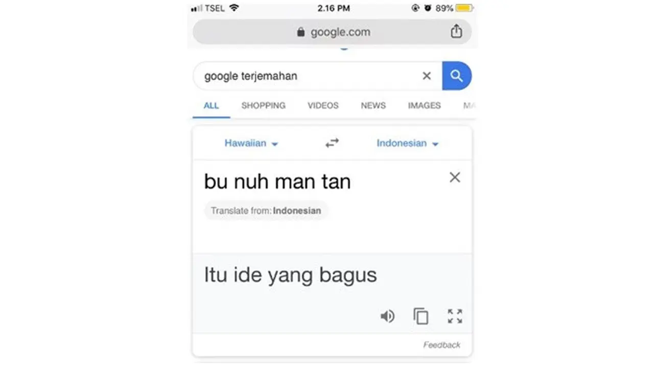 Terjemahan Nyeleneh Ala Google Translate Ini Bikin Geleng-geleng