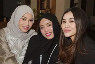 Aurel Hermansyah dan Aaliyah Massaid Saat Bukber Bersama Gen Halilintar. [@aaliyah.massaid]