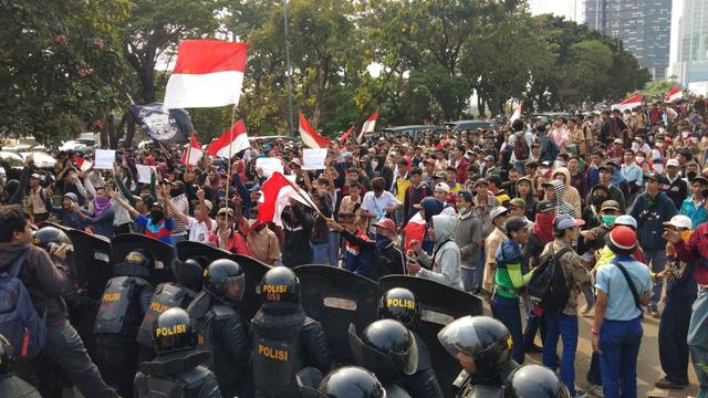Pengakuan Pelajar Ikut Demo Di Dpr Turun Jalan Karena Pesan Whatsapp News Liputan6 Com