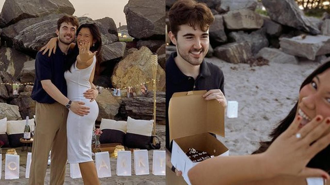 8 Potret Deluna Darmawan, Anak Sambung Terry Putri, Dilamar Kekasih Bule-nya dengan Nuansa Romantis di Pantai