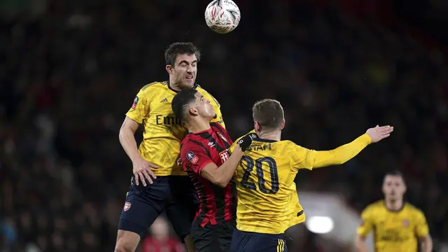 Taklukkan Bournemouth, Arsenal Melaju ke Babak Kelima Piala FA