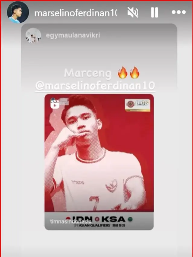 Marselino Ferdinan banjir pujian