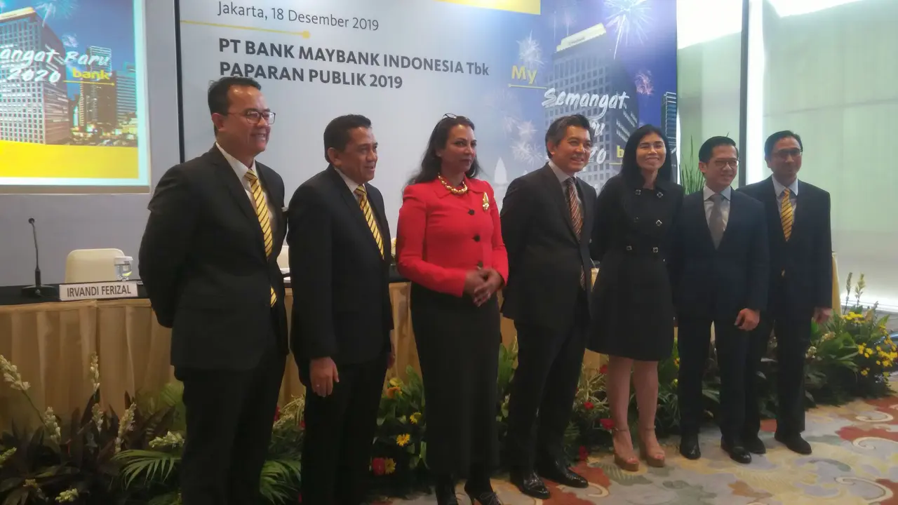 Paparan Publik Maybank Indonesia di Kantor Pusat Maybank, Jakarta (18/12/2019).