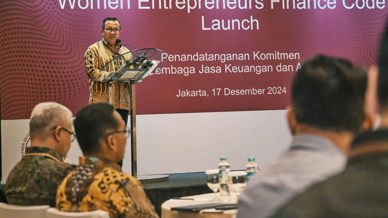 Penandatanganan komitmen women entrepreneurs finance code di Indonesia. (Istimewa)