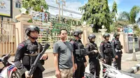 Polda Sulsel siaga 1 pasca kerusuhan di Mako Brimob Kelapa Dua dan Teror Bom di Surabaya (Fauzan/Liputan6.com)