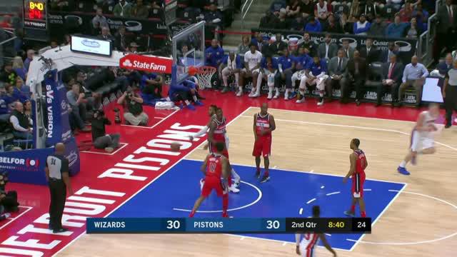 Berita video game recap NBA 2017-2018 antara Detroit Pistons melawan Washington Wizards dengan skor 103-92.