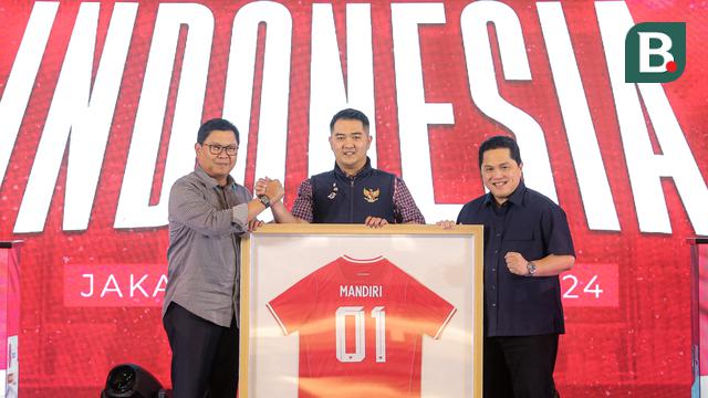  Beri Dukung Penuh Perjuangan Timnas Indonesia, Bank Mandiri Jalin Kerja Sama dengan PSSI