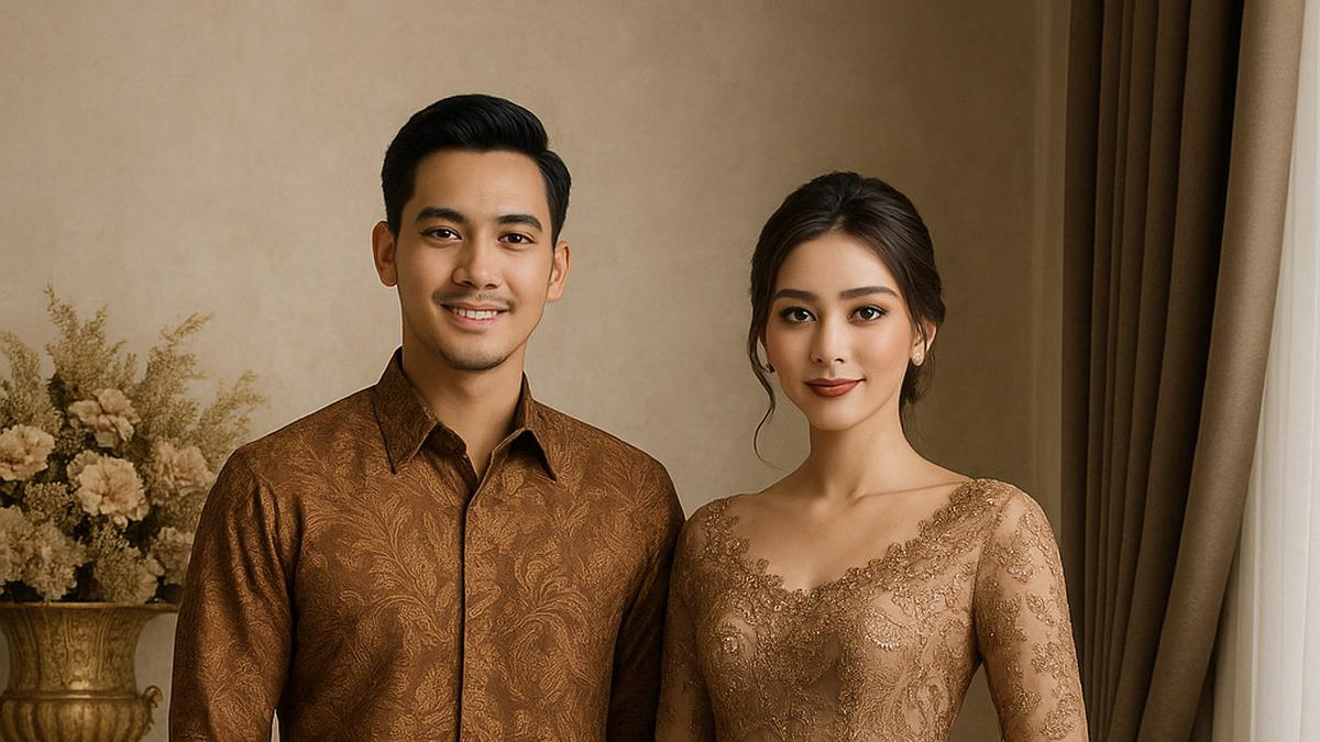 8 Inspirasi Outfit Kondangan Pria dan Wanita Couple, Simpel Tapi Bikin Pangling