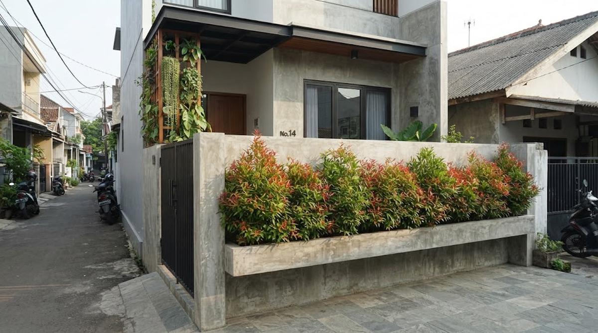 Desain Rumah Sempit Tapi Tetap Punya Taman