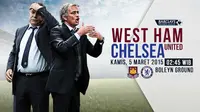 West Ham United vs Chelsea (Liputan6.com/Sangaji)