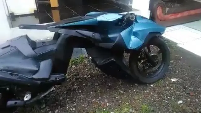 Viral Pria Modifikasi Motornya Jadi Batpod Batman, Hasilnya Bikin Takjub