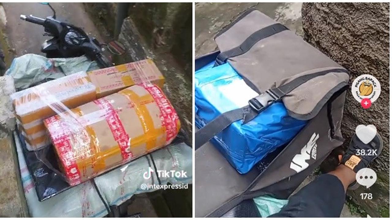 6 Potret Kurir Antar Paket di Gang Sempit Ini Penuh Perjuangan, Harus Sabar