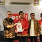 Partai Solidaritas Indonesia (PSI) memberikan rekomendasi kepada Ahmad Ali dan Abdul Karim Aljufri untuk maju sebagai calon gubernur (cagub) dan calon wakil gubernur (cawagub) Sulawesi Tengah di Pilkada 2024. (Foto: Liputan6.com/Farrel Bima Haryomukti).