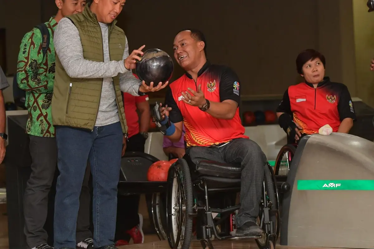 Imam Nahrawi dan atlet Asian Para Games 2018