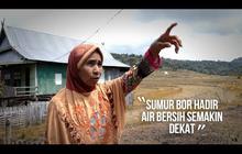 Sumur bor hadir, nenek Daeng kini mudah ambil air