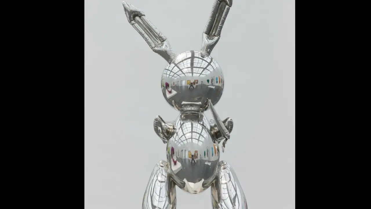 Patung Rabbit karya Jeff Koons